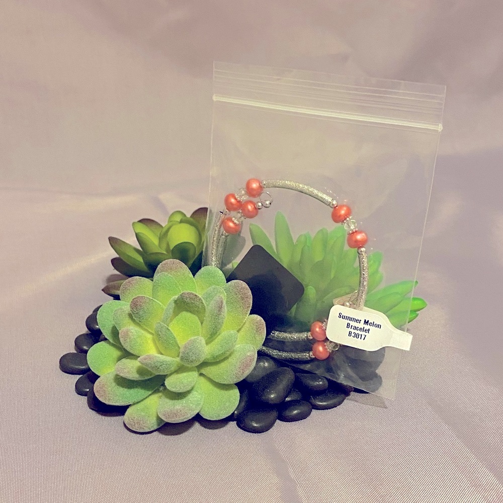 NEW Vantel Pearl Co. Summer Melon Wrist Candy Wrap Bracelet